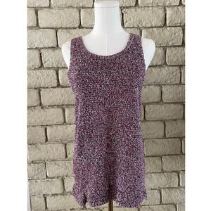 Lucky Brand Knit Sleeveless Tank Top Sweater Size M